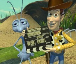 Flick y Woody, dos creaciones de Pixar