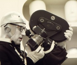 Woody Allen, durante el rodaje de El dormilón