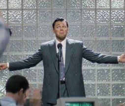 Leonardo DiCaprio en El lobo de Wall Street